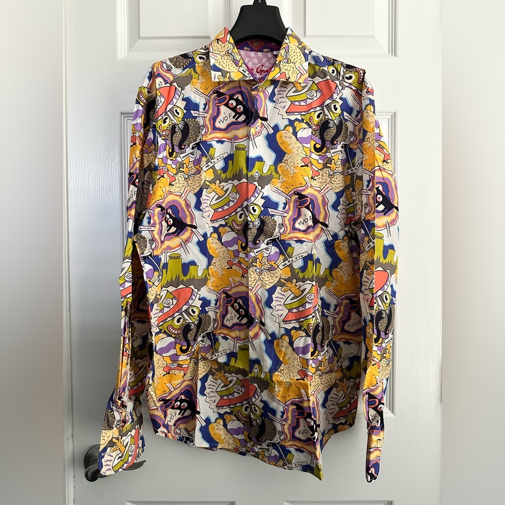 Robert Graham *LIMITED EDITION* Button Down - Multicolored - Medium 172/529